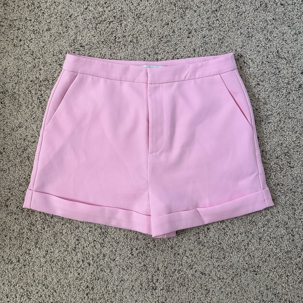 Endless Rose High Waist Pink Shorts